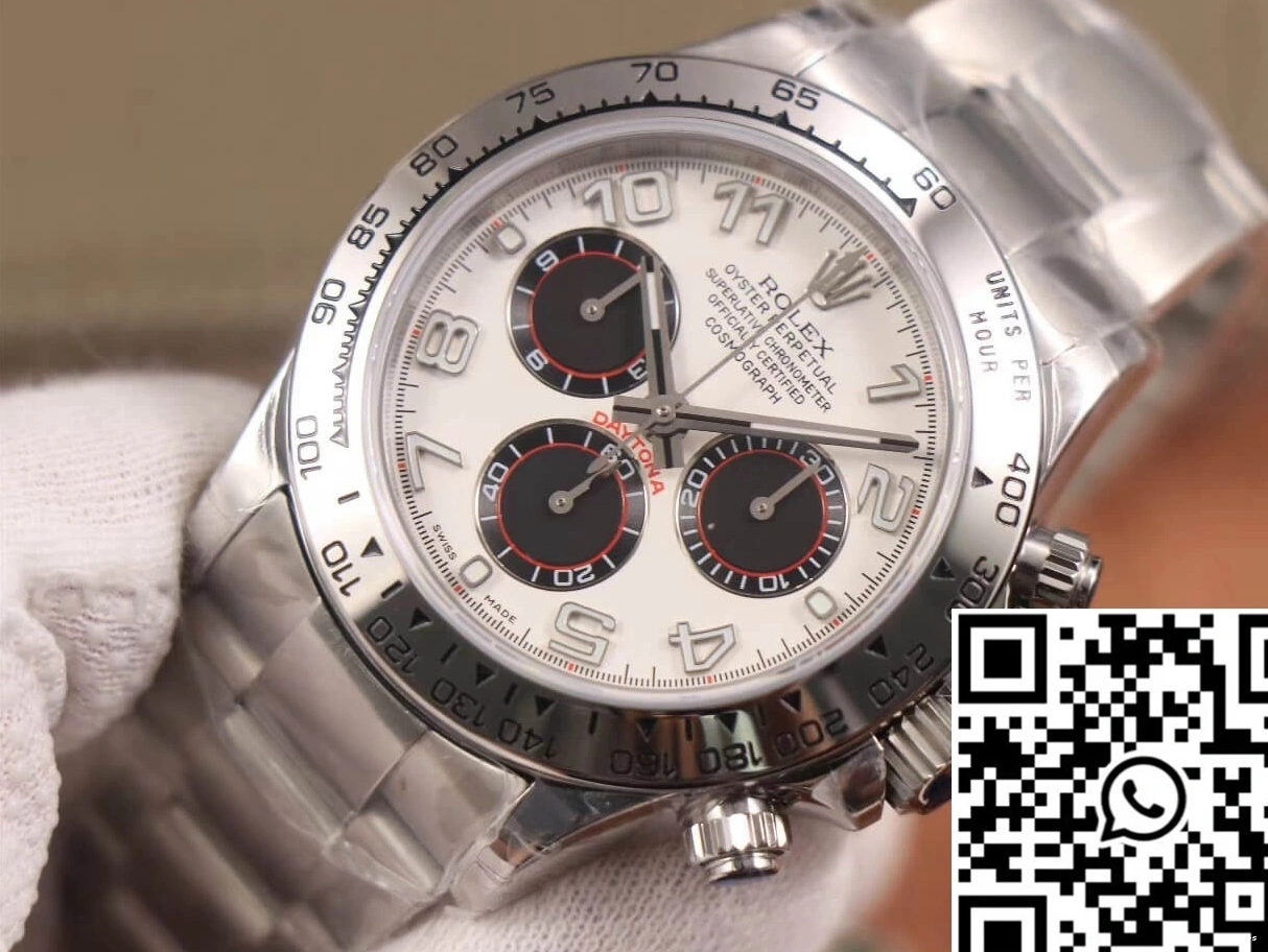 116509 Dial White Rolex Daytona Cosmograph Factory JH 0126